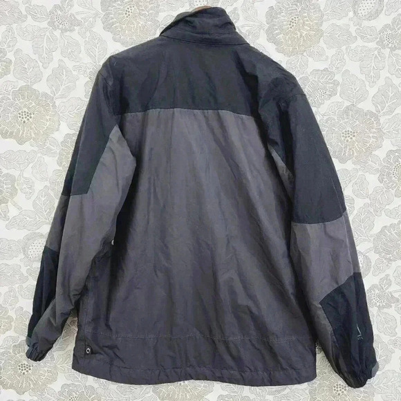 REI Mens Medium Windbreaker Jacket  Polyester & Nylon Full Zip Mock Neck - Picture 2 of 8